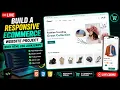 Build A Responsive Ecommerce Website Project with HTML CSS JavaScript