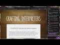 Learning about Crafting Interpreters with Rust and experimenting with D Jun 11th 2021