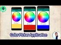 Color Picker application in android studio