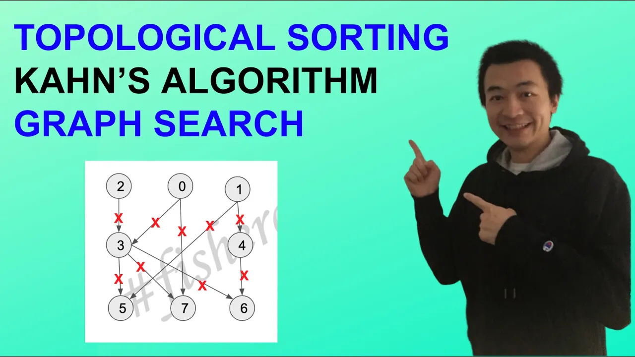 Kahn's Algorithm | Topological Sorting | Graph Search - CS Lecture Ep 1
