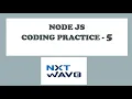 NODE JS CODING PRACTICE - 5 CCBP NXTWAVE MOVIES