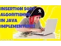 Wie du den Insertion-Sort in Java implementierst