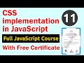 CSS implementation in JavaScript