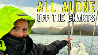 We Sailed Off The Charts To PUERTO NUTLAND + How To Shore Tie Your Sailboat in Patagonia [Ep. 123]
