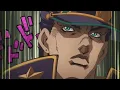 Jolyne meets Jotaro but they speak in their native language