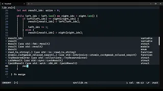 DSA Mergesort in Rust Divide and Conquer