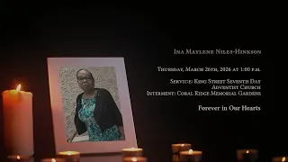 In Loving Memory of Ina Maylene Niles-Hinkson - Obituary
