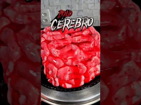 BOLO CÉREBRO 🧠🎃