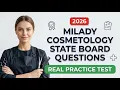 2026 Milady Cosmetology State Board Review Questions Pass Your Exam On The First Try