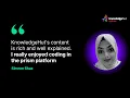 Simren s Review KnowledgeHut s Full Stack Development Bootcamp Program