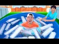 Extreme ICE COLD Dunk Tank Challenge with Jason