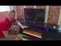 Our Experience with Nordivale 70 Fireplace TV Stand Honest Review Feedback W9215