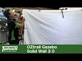 OZtrail Gazebo Solid Privacy Wall 3 0 Accessory - How To Attach It To Your Gazebo
