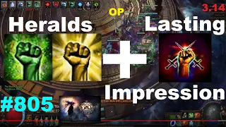 Path of Exile Herald Minion Skills Lasting Impression Is OP - 805
