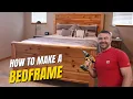 Easy DIY Bed Frame Anyone Can Build