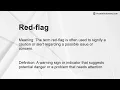 Red-flag Meaning