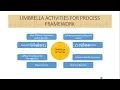 Umbrella activities for process framework