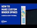 How to Make Custom Binder Spines A Quick Easy Tutorial