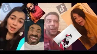 شوف الممثلين بيعملو ايه على تيك توك مسسخرة السنين ومفاجأة حمادة هلال فى اخر الفيديو 