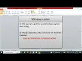 SQL query to get the word between two given words from any string