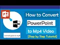 How to Convert pptx to Mp4
