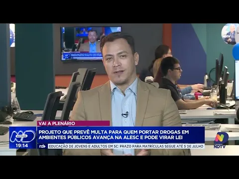 Projeto de lei em SC propõe multa para porte de drogas em locais públicos