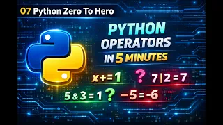 The Complete Python Operators Guide Zero to Hero
