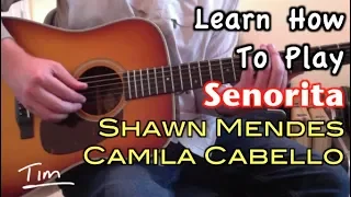 Download Shawn Mendes Camila Cabello Senorita Guitar Lesson, Chords, and Tutorial MP3