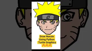 Draw Naruto Using Python Turtle Graphics Programming