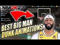 THE BEST BIG MAN DUNKS IN NBA 2K23 OVERPOWERED BIG MAN CENTER DUNK ANIMATIONS IN NBA 2K23