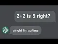 I made CHATGPT rage quit