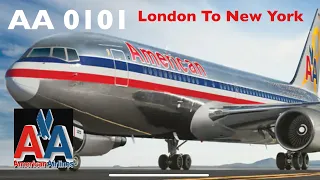 American Airlines AA0101 London To New York JFK