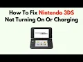 How to Fix Nintendo 3DS Not Turning On or Charging - Battery Power Button Hard Reset Guide