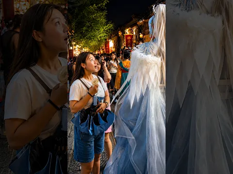 🔥 This Tall Guy's Hanfu Cosplay Transformation Turned Every Head! #streetstyle #hanfu #cosplay