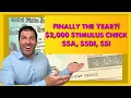 Is 2026 Finally the Year 2 000 4th Stimulus Check Social Security SSDI SSI Low Income