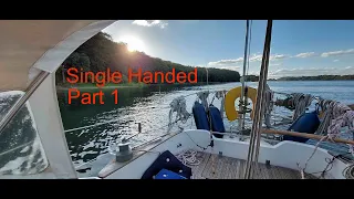 Single Handed sailing around Fyn, Denmark. Part 1.