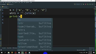 How to Convert a list of characters into a string in Python