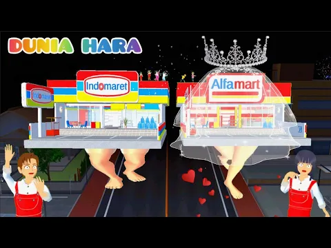 Video Thumbnail: Anomali Indomaret Menikah dengan Anomali Alfamart 😱 Yuta Mio Kalang kabut | Dunia Hara Sakura
