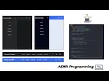 ASMR Programming Responsive Navbar with HTML CSS JS Dark Light Themes