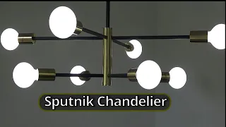 How To Install 8 Globe Amazon Sputnik Chandelier