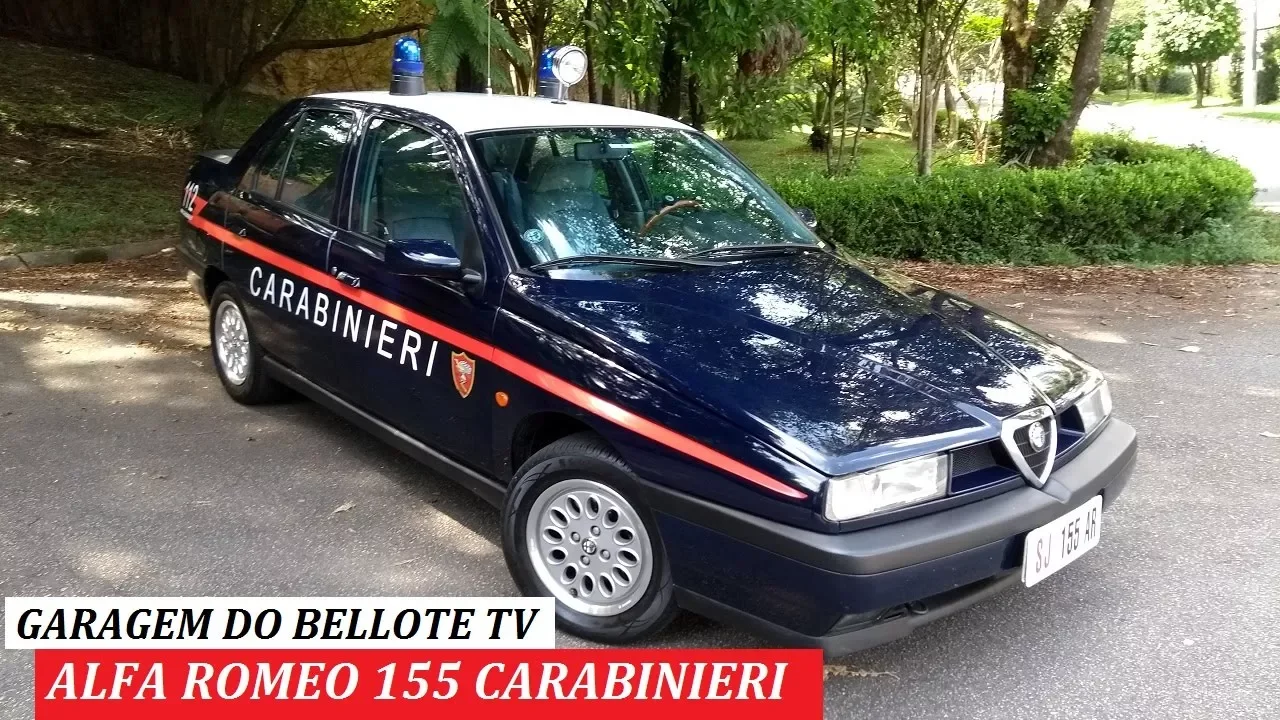 Garagem do Bellote TV: Alfa Romeo 155 Carabinieri