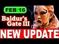 Baldur s Gate 3 Update Patch 1 800 700 Breakdown - Performance Stability Boost