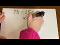 2-Digit Subtraction - The Break Apart Strategy