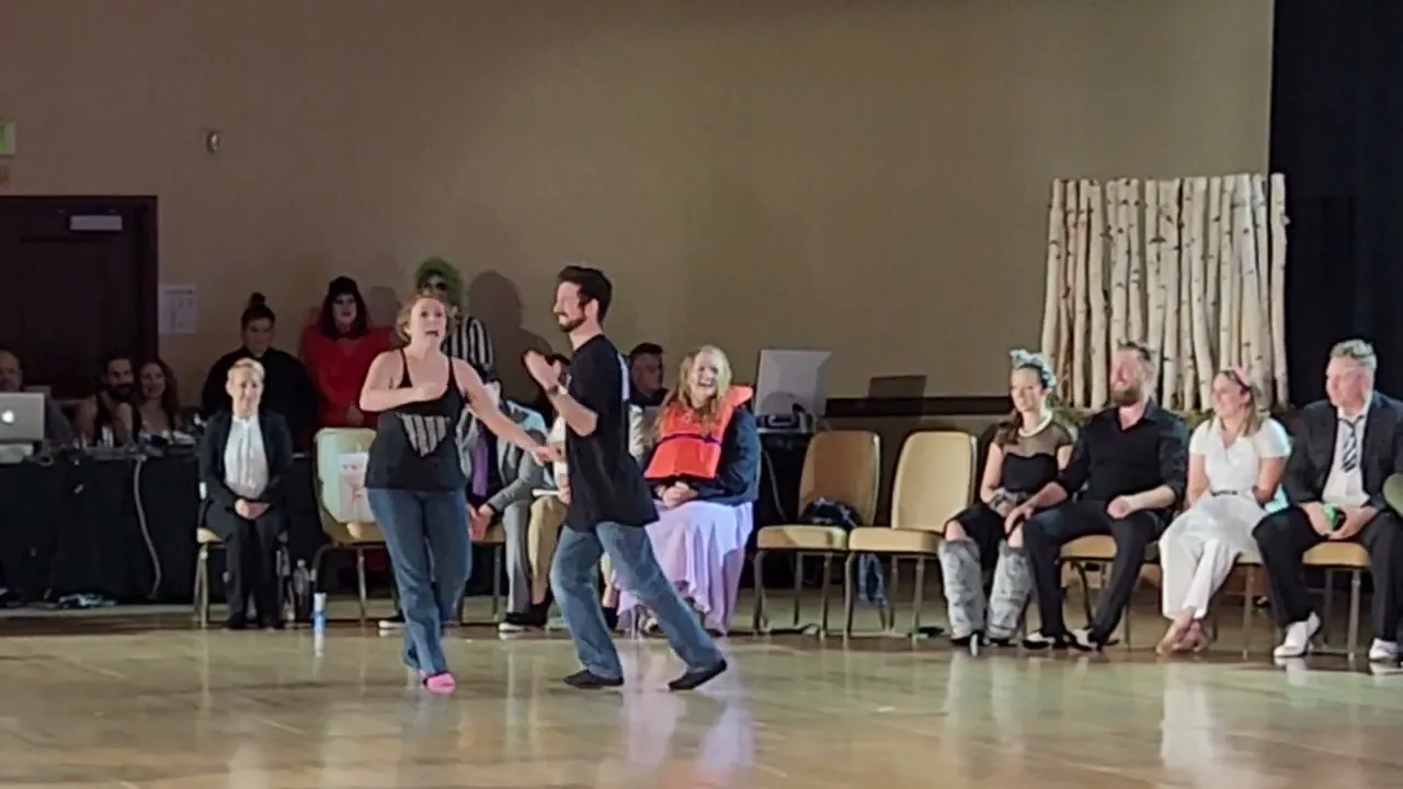 Halloween Swingthing 2022 Scary Strictly - Katie Smiley-Oyen & Brian Sforzo