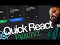 Quick React Practice Task Docs Mini App React Framer Motion
