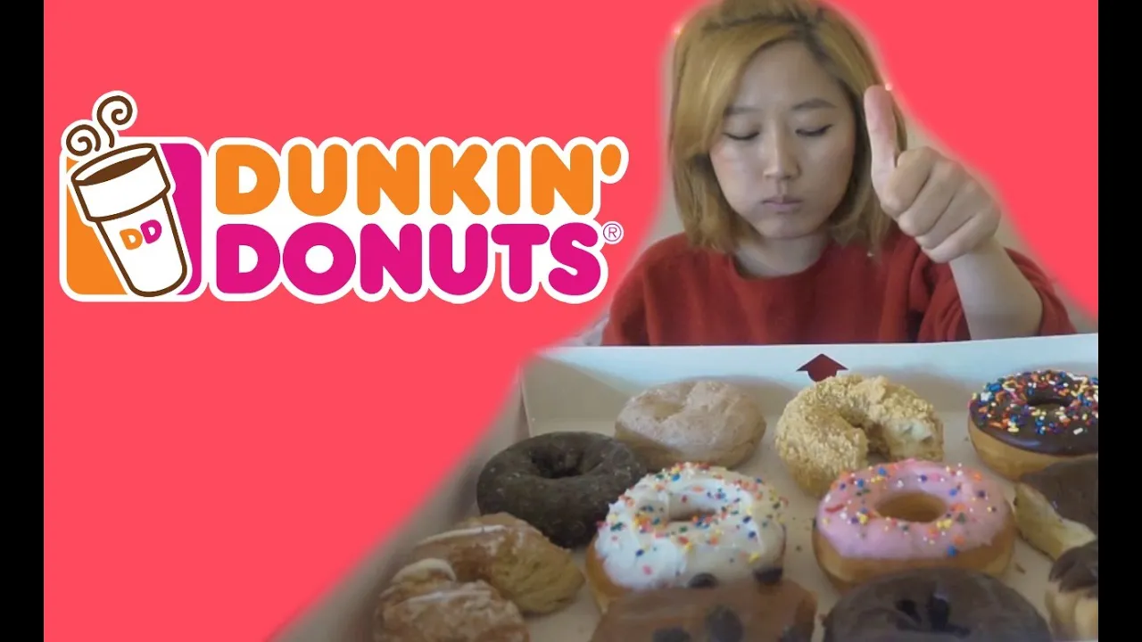 Dunkin Donuts Tasting!! [mukbang/eating channel]