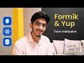 Formik and Yup React Formik tutorial React form validation