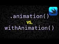 When to Use animation vs withAnimation in SwiftUI Stop Guessing