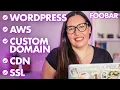 How to host a Wordpress website on AWS with Custom Domain CDN and SSL using Amazon Lightsail
