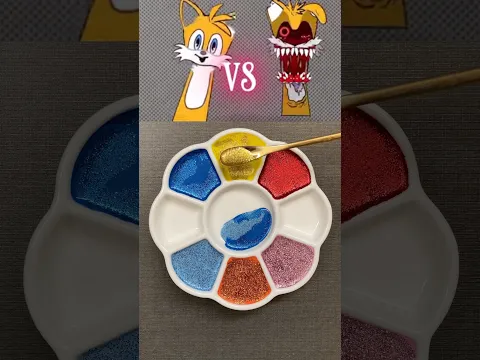 Sonic normal vs horror version #satisfying #art #memes #sonic